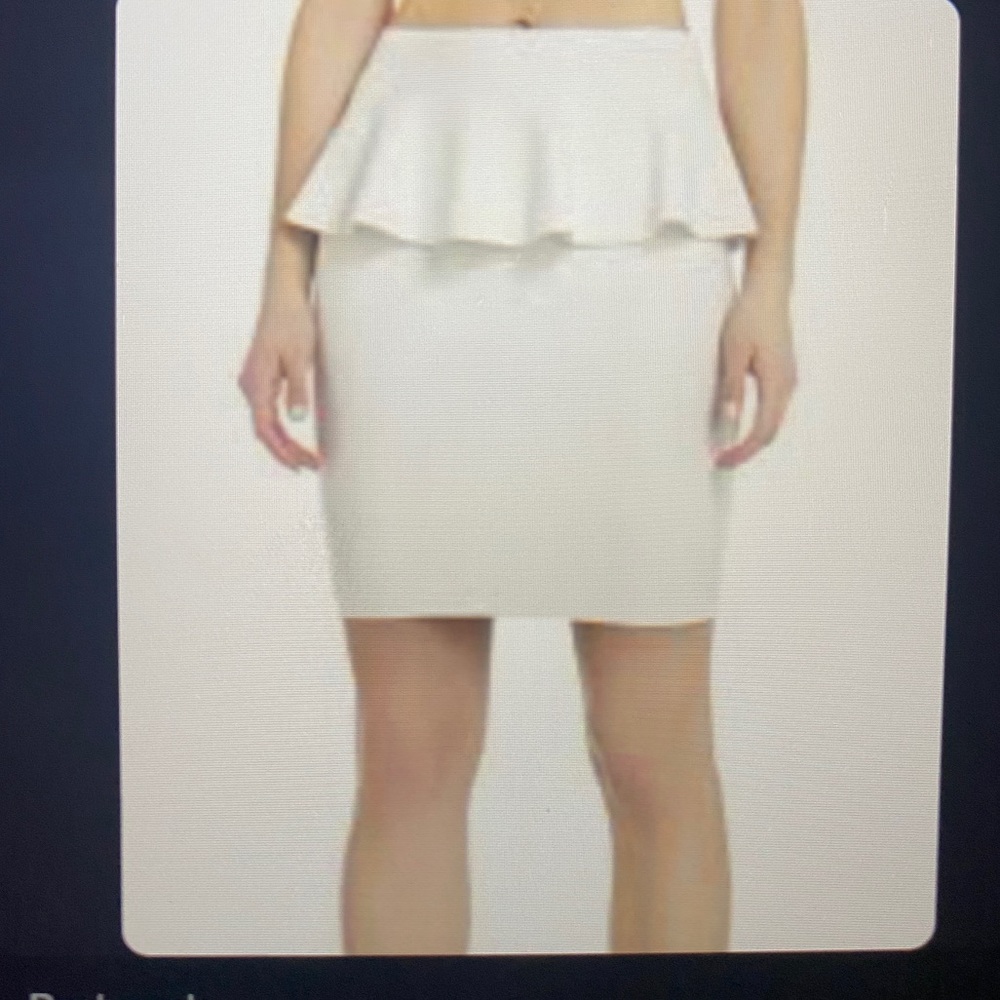 Bcbgmaxazria Malisa Peplum Skirt Sz L